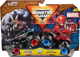 Spin Master Monster Jam Marvel Venom vs. Spider Man Serie 1 2er-Pack