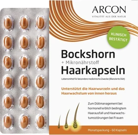 Arcon Bockshorn + Mikronährstoff Haarkapseln, 60 Stück