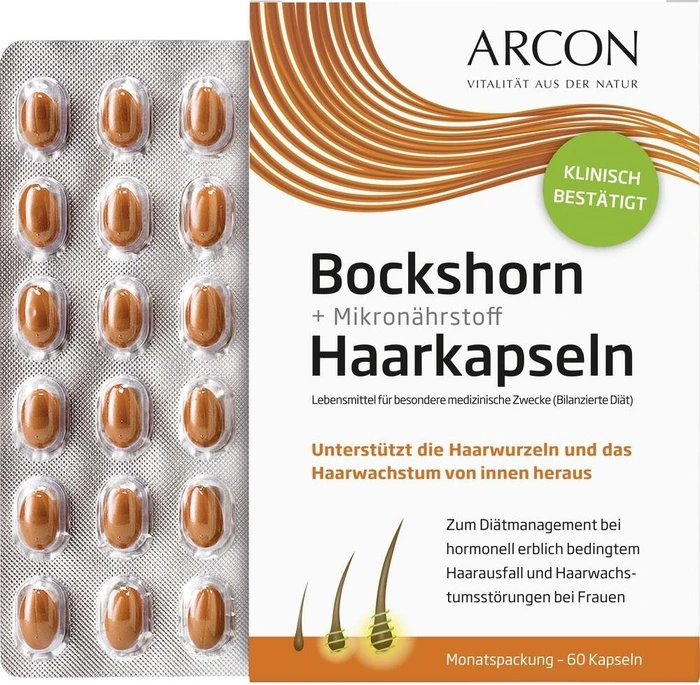 Arcon Bockshorn + Mikronährstoff Haarkapseln