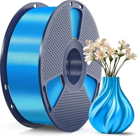 Sunlu Silk PLA+, blau, Spule, 1.75mm, 1.00kg