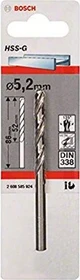 Bosch Professional HSS-G Spiralbohrer, 5.2x52x86mm, 1 Stück