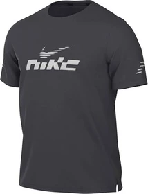 Nike Miler Flash Dri-FIT UV Laufshirt kurzarm dark smoke grey (Herren)