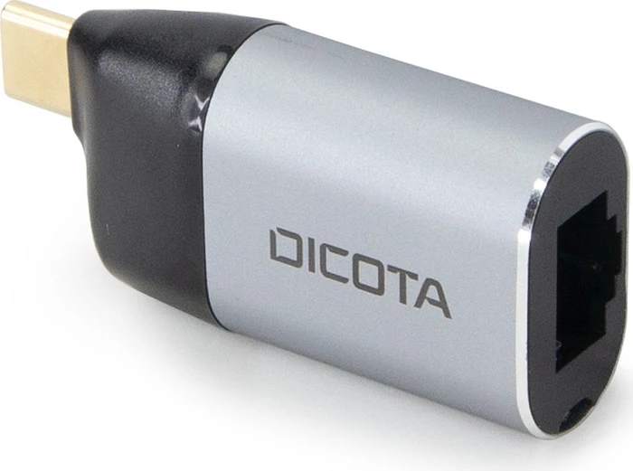 Dicota USB-C zu Ethernet Mini-Adapter mit PD, USB-C 3.0 [Stecker]