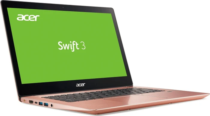 Acer Swift 3 SF314-52-36G5, Pink, Core i3-7100U, 4GB RAM, 256GB SSD, DE