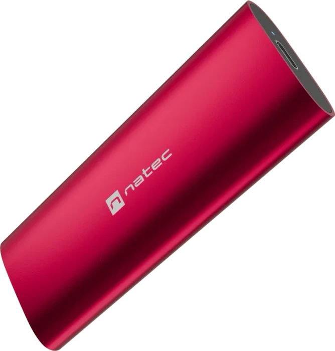 Natec Rhino M.2 NVMe Lite, Ruby Red, USB-C 3.1