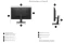 Dell 24 Low Mount Adjustable Stand Monitor SE2426HSR, 24" Vorschaubild