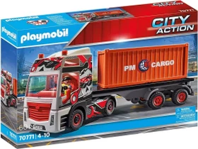 playmobil City Action LKW mit Anhänger