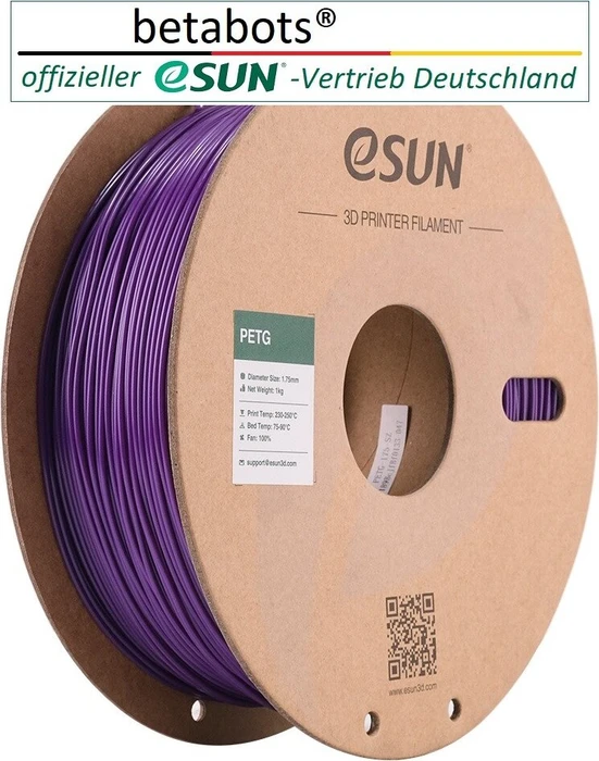 eSUN PETG, violett, Spule, 1.75mm, 1.00kg