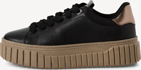 Tamaris Ledersneaker schwarz (Damen)