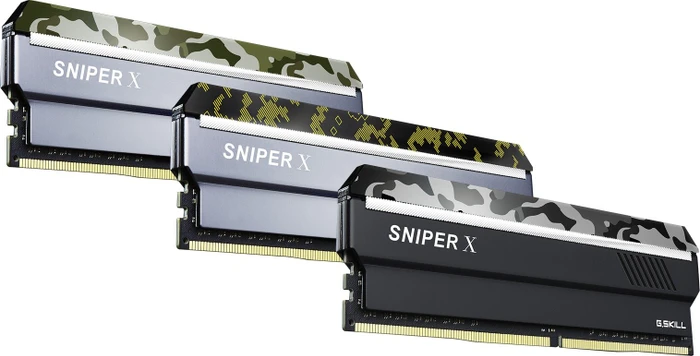 G.Skill SniperX Urban Camouflage UDIMM 32GB Kit, DDR4-3600, CL19-19-19-39