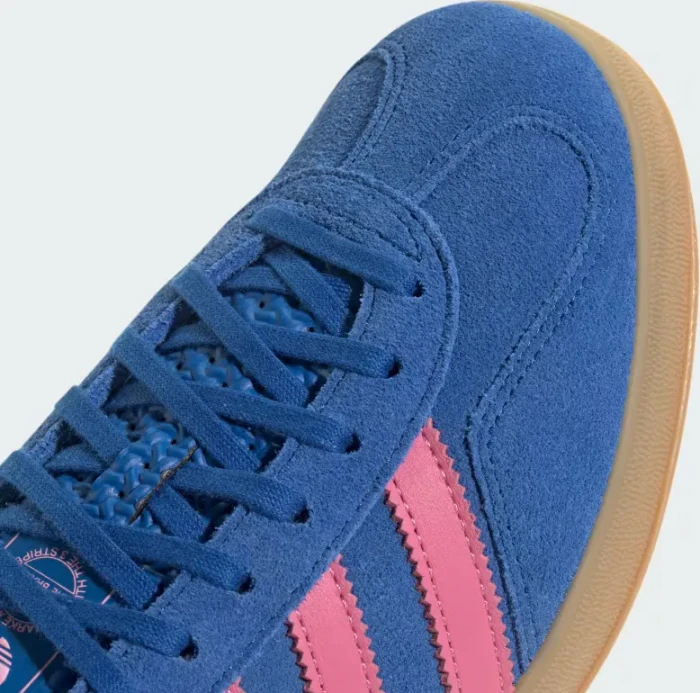 adidas Gazelle blue/bliss pink/gum (Herren)