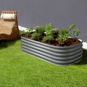 Vitavia Terra 401 Basic Hochbeet oval 162x82cm granit