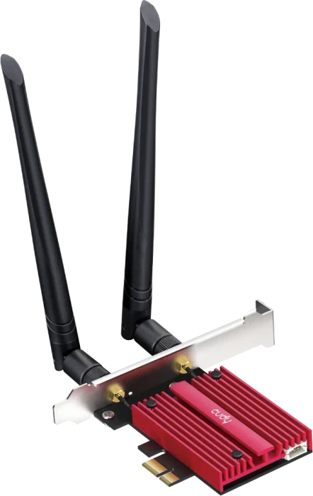 Cudy WLAN-Adapter, Wi-Fi 7, WE9300, BE9300, 2.4GHz/5GHz/6GHz WLAN, Bluetooth 5.4, PCIe x1