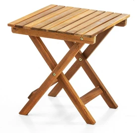 Solax-Sunshine Klapptisch Akazienholz 38x38cm