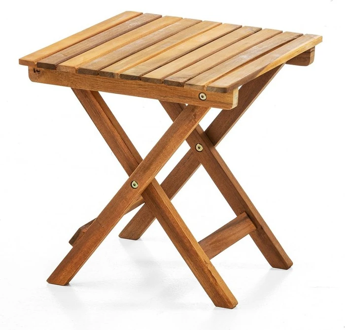 Solax-Sunshine Klapptisch Akazienholz 38x38cm