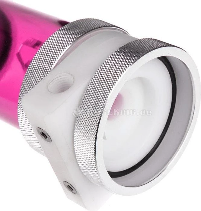 PrimoChill CTR Phase 2 120mm Laing D5, Acetal weiß, UV pink