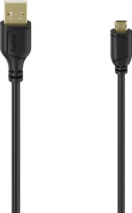 Hama Micro-USB-Kabel Flexi-Slim USB 2.0 480Mbit/s 0.75m