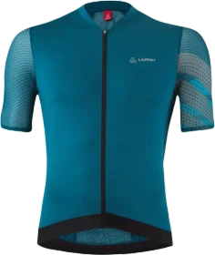 Löffler Pow Air Trikot kurzarm blue coral (Herren)