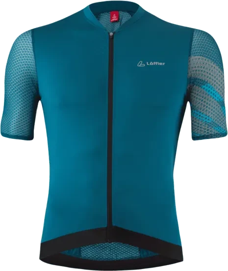 Löffler Pow Air Trikot kurzarm blue coral (Herren)