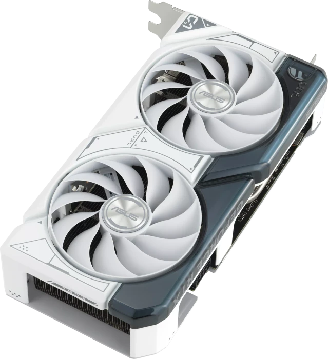 ASUS Dual GeForce RTX 4060 Ti White OC, DUAL-RTX4060TI-O8G-WHITE, 8GB GDDR6, HDMI, 3x DP