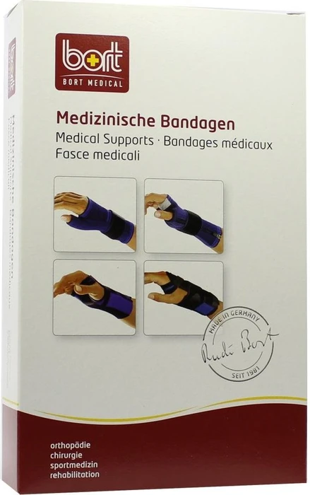 Bort Medical Handgelenkstütze mit Alu-Schiene links Größe XL beige, 1 Stück