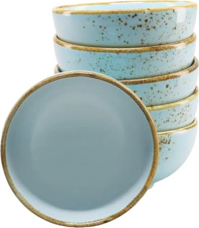 CreaTable Nature Collection Dipschale hellblau, 6 Stück