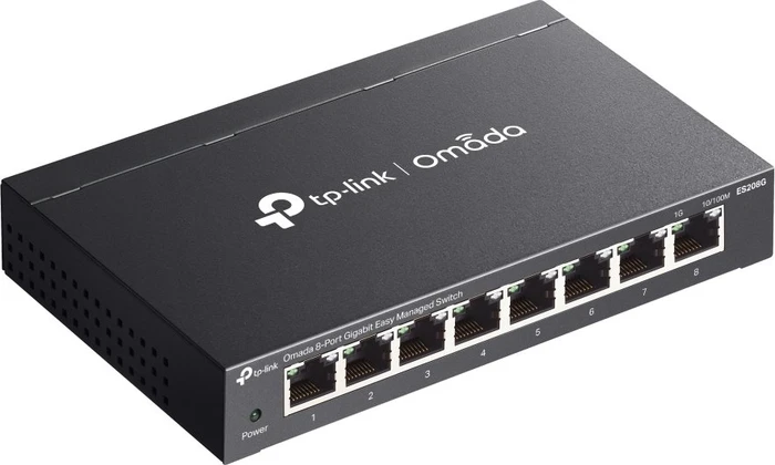 TP-Link Omada ES200 Desktop Gigabit Managed Switch, 8x RJ-45