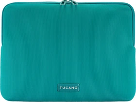 Tucano Colore2 Sleeve Schutzhülle für MacBooks Air 15" und Laptops 13-14", petrolblau