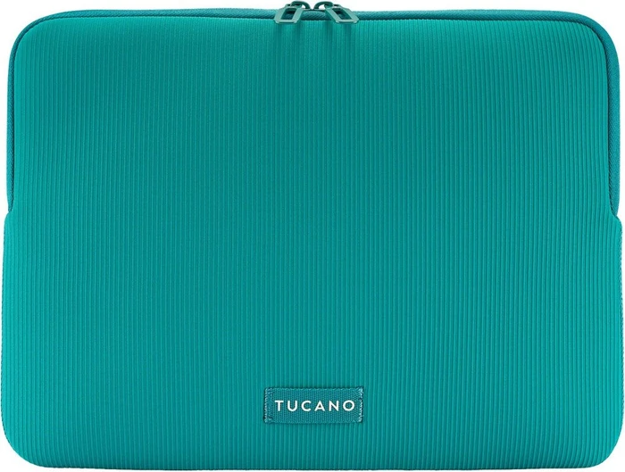 Tucano Colore2 Sleeve Schutzhülle für MacBooks Air 15" und Laptops 13-14", petrolblau
