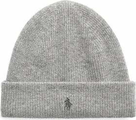 Ralph Lauren Washable Cashmere Beanie grau