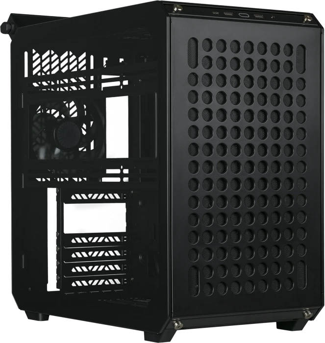 Cooler Master Qube 500 Flatpack Black, schwarz, Glasfenster