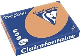 Clairefontaine Trophée Universalpapier matt camel, A4,  120g/m²,     250 Blatt