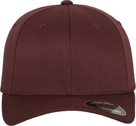 Flexfit Wooly Combed Kappe maroon