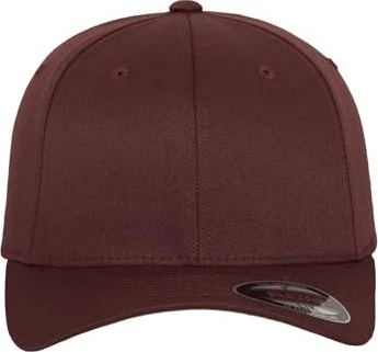 Flexfit Wooly Combed Kappe maroon