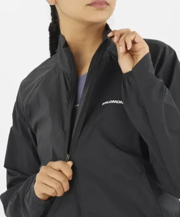 Salomon SHAKEout Fly Laufjacke deep black (Damen)