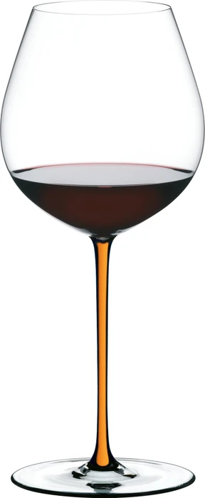 Riedel Fatto A Mano Pinot Noir Rotweinglas orange