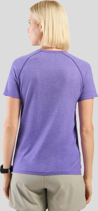 Odlo Essentials Seamless Funktionsshirt kurzarm afterparty melange (Damen)