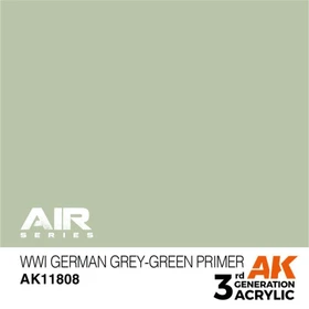 AK-Interactive 3rd Gen Acrylic Colors Air Series WWI german grey green primer, 17ml