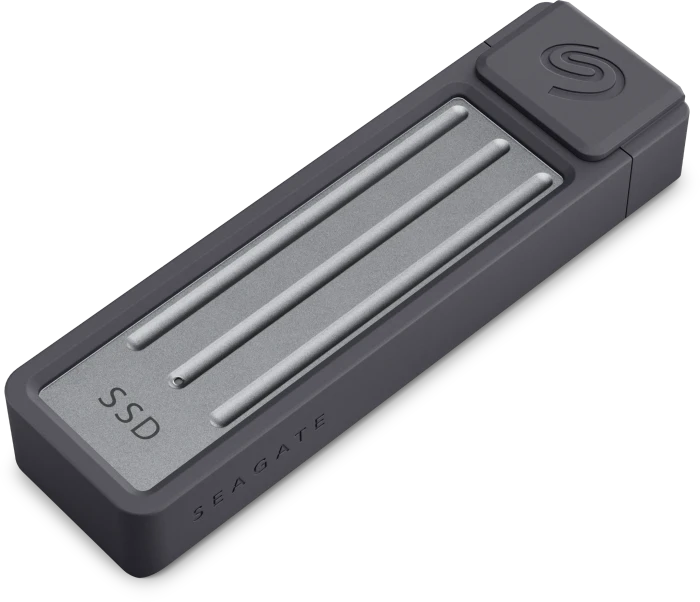 Seagate Ultra Compact SSD +Rescue 1TB dunkelgrau, USB-C, USB 3.2 Gen 2×1