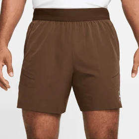 Nike Court Dri-FIT Advantage Hose kurz braun (Herren)