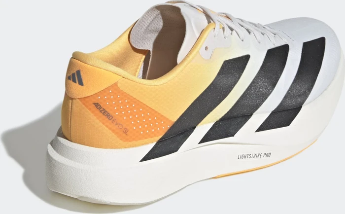 adidas Adizero Evo SL crystal white/lucid tangerine/iron metallic (Herren)