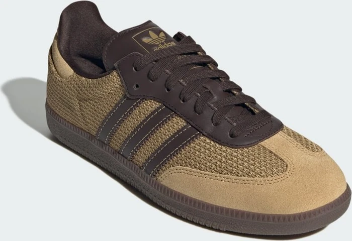 adidas Samba OG golden beige/dark brown/gum