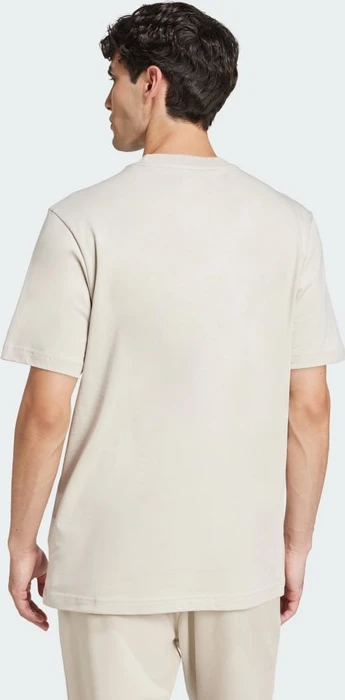 adidas Essentials Small Logo Single Jersey T-Shirt kurzarm beige/weiß (Herren)