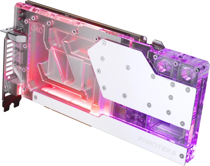 Phanteks Glacier G40 ASUS, RTX 4090 Strix & TUF weiß, mit Backplate
