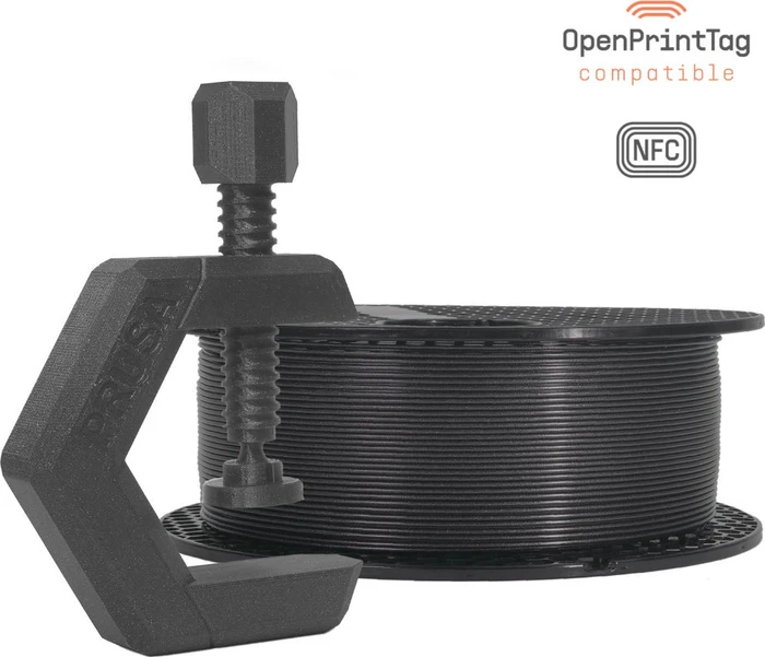 Prusa Prusament NFC PETG, galaxy black, Spule, 1.75mm, 1.00kg