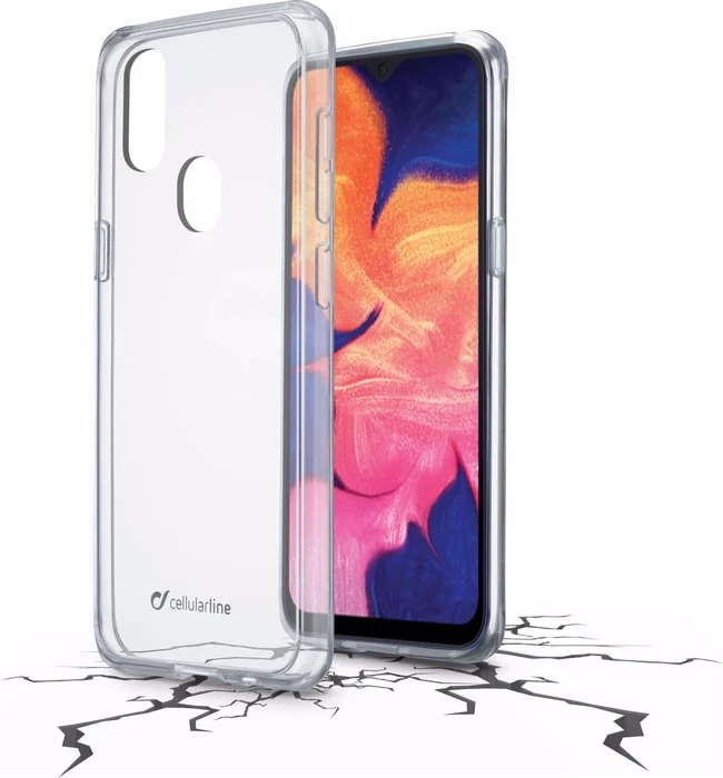 Cellularline Clear Duo für Samsung Galaxy A20e transparent