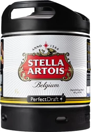 PerfectDraft Bierfass Stella Artois 6l