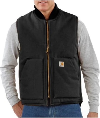 Carhartt V01 Relaxed Fit Firm Duck Insulated Weste schwarz (Herren)