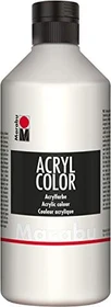 Marabu Acryl Color Acrylfarbe, weiß, 500ml