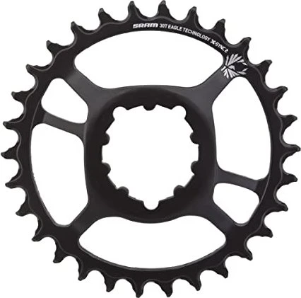 SRAM Eagle X-Sync 2 ST Direct Mount 6mm Offset 30 Zähne Kettenblatt schwarz